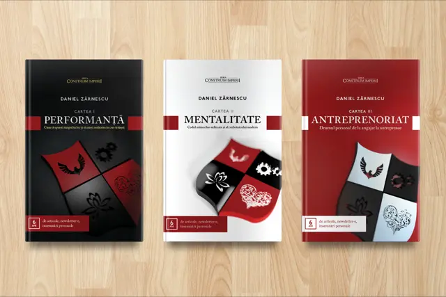 Seria Construim Imperii — cele trei volume alăturate