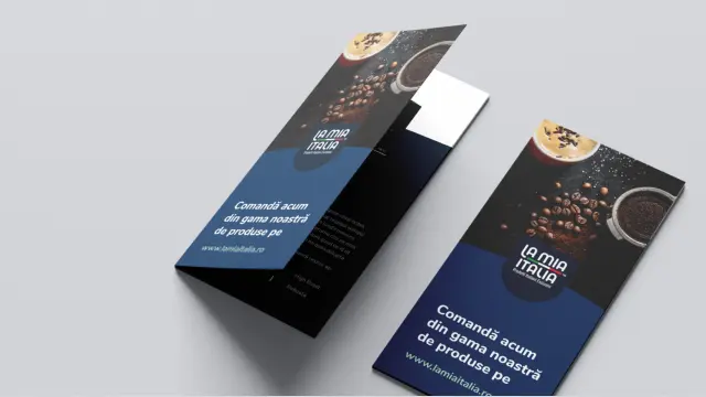 Pliant de produs La Mia Italia — mockup